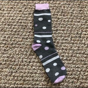🍄gray & lavender socks 🤍